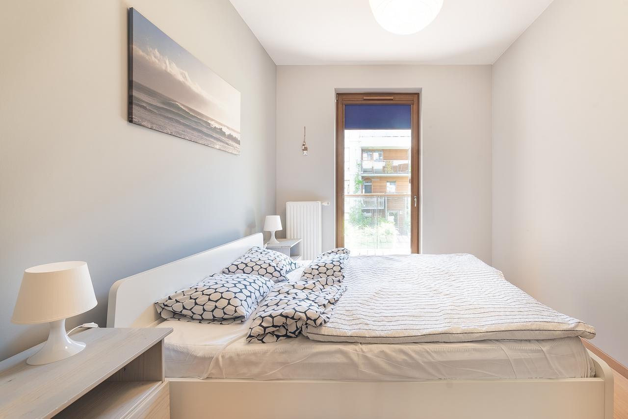 Apartament W Gdansku Brzeznie ,Blisko Plazy ,Darmowe Miejsce Parkingowe ,Taras Buitenkant foto